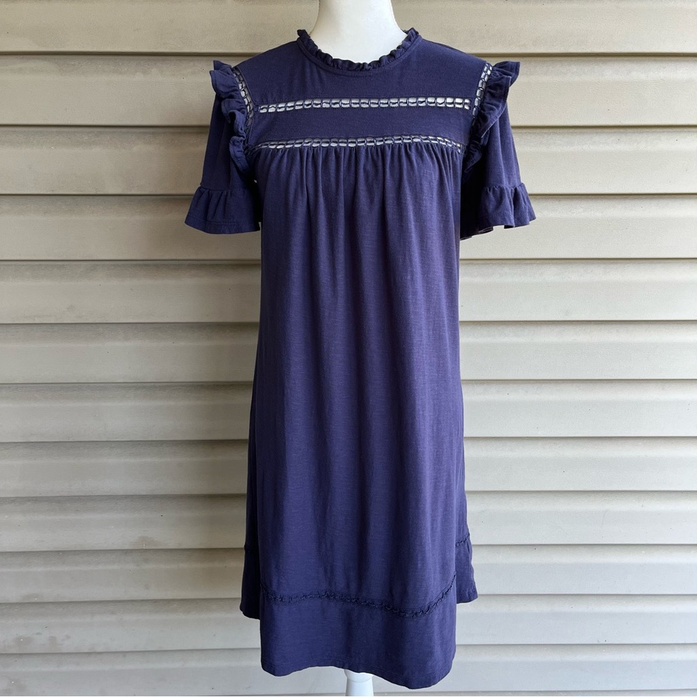 •Maurice’s• Short Sleeved Ruffled Knit Dress - Size Small